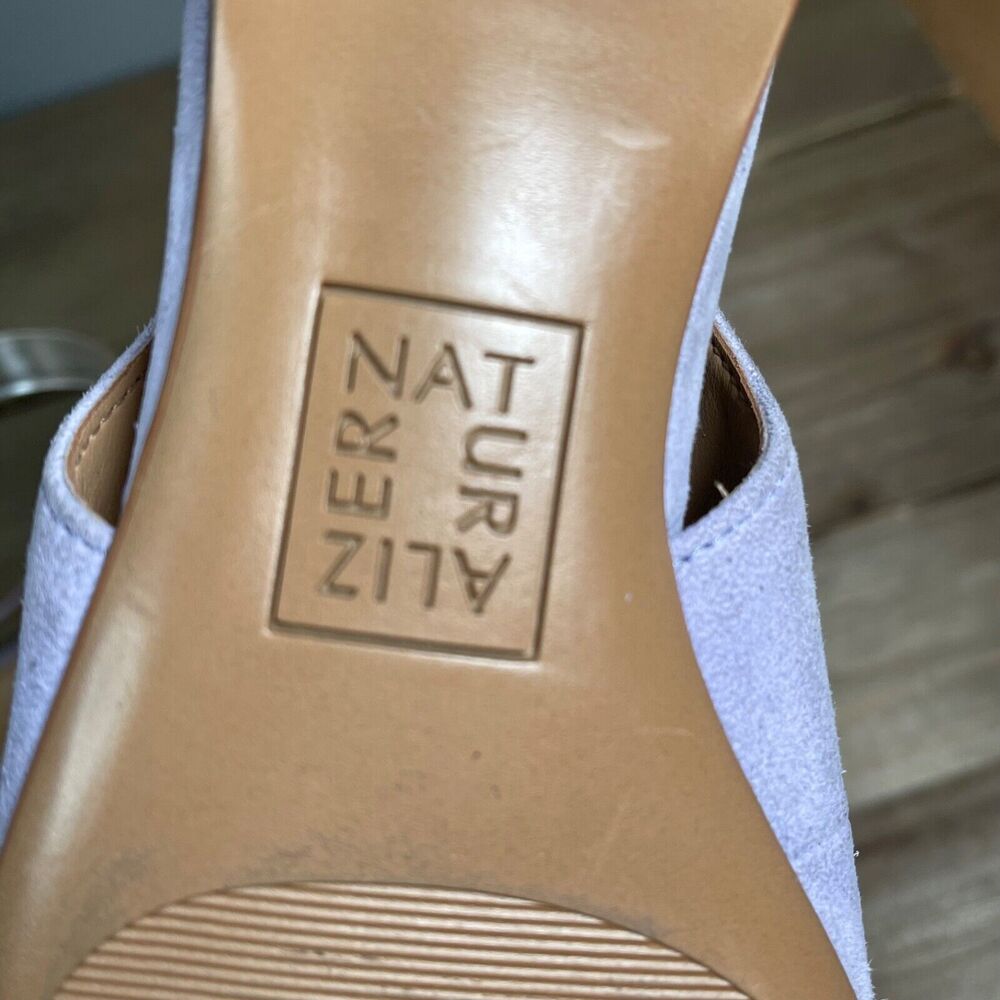 Naturalizer Women's Primo Slingback Flats Size 7 Lavender Purple Suede - Picture 12 of 15